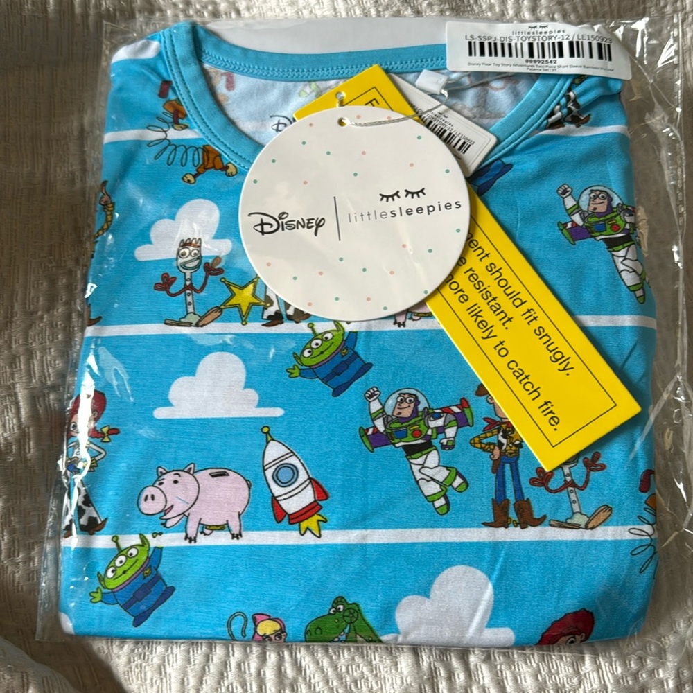 Little Sleepies Toy Story Short Sleeve 2 piece